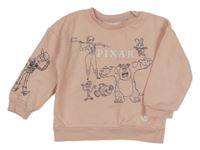 Světlerůžová mikina s Disney postavami George