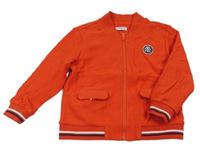 Červená prepínaci mikina s nášivkou Mayoral