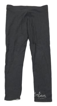 Tmavosivé legíny s nápisom George