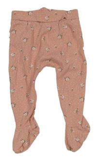 Růžové puntíkaté polodupky s kvetinami George