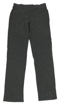 Tmavosivé melírované teplákové nohavice M&S