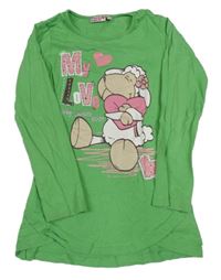 Zelené tričko s ovečkou