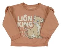Staroružová mikina s Nalou a volánky - Levíý Kráľ PRIMARK