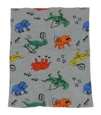 Šedý nákrčník s dinosaury H&M