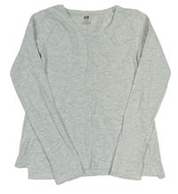 Sivé melírované tričko H&M