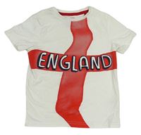 Biele tričko s logom England