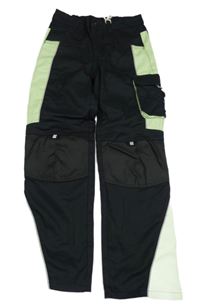 Černo-limetkové pracovní kalhoty Kingcraft