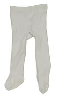 Bílé punčocháče 