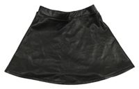 Čierna koženková sukňa George