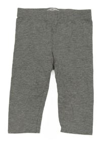 Sivé melírované capri legíny Pocopiano