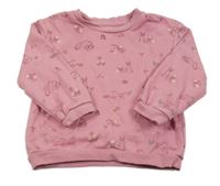 Ružová mikina so zvieratkami Nutmeg