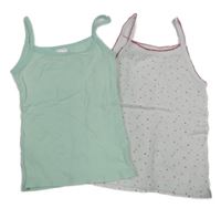 2x Biela + mátová košieľka  Alive