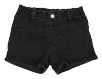 Tmavošedé riflové kraťasy Primark