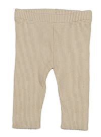 Broskvové žebrované úpletové kalhoty F&F