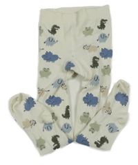 Smetnové punčocháče s dinosaury