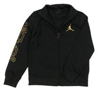 Černá propínací sportovní mikina s logem Nike Jordan