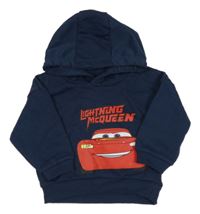 Tmavomodrá mikina s Cars a kapucí PRIMARK