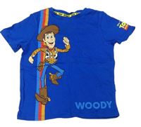 Cobaltově modré tričko s Woodym George 