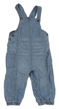 Světlemodré cargo riflové laclové kalhoty George 