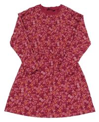 Vínové šaty s kvietkami George