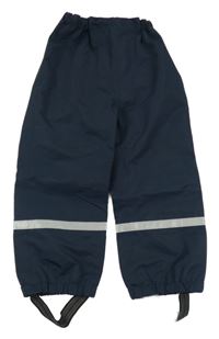Tmavomodré šusťákové nepromokavé podšité klahoty H&M