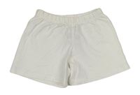 Biele bavlnené kraťasy zn. Mothercare