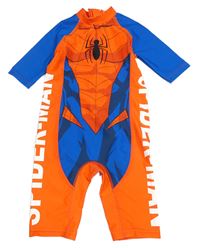 Červeno-modrý UV overal - Spiderman Marvel