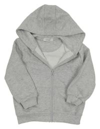 Sivá melírovaná prepínaci mikina s kapucňou Primark