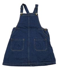 Tmavomodré rifľové na traké šaty Next