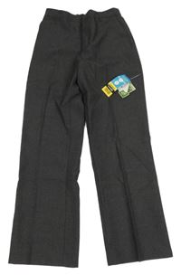 Nové - Tmavosivé melírované slávnostné nohavice George