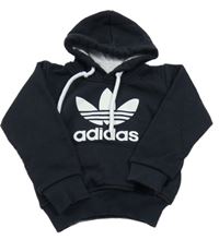 Černá mikina s kapucí Adidas