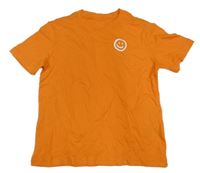 Oranžové tričko se smajlíkem Old Navy
