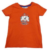 Červené tričko s Marshallem - Tlapková Patrola Nickelodeon