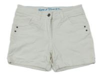 Bílé riflové kraťasy C&A