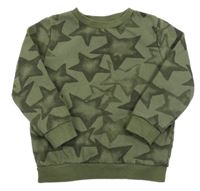 Khaki mikina s hviezdami F&F