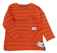 Červené pruhované pletené tričko Dunnes Stores
