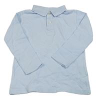 Světlemodré polo triko Zara