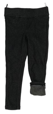 Čierne zateplené tregíny C&A