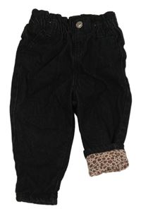 Černé podšité rifle Ergee