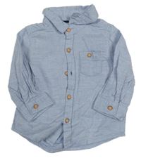 Světlemodrá melírovaná košile kiabi