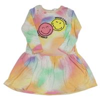 Barvené vzorované šaty se smajlíky H&M