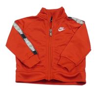 Červená prepínaci športová mikina s logom Nike
