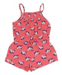 Neonově růžový kraťasový overal s jednorožci Primark