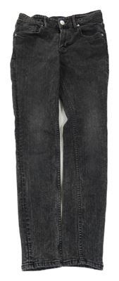 Tmavosivé skinny fit rifle H&M