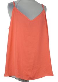 Dámský lososový šifonový top Primark 