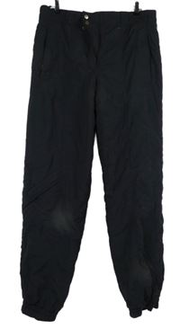 Dámské černé šusťákové oteplovačky