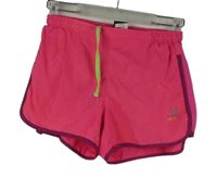 Dámske neónově ružové bežecké funkčné kraťasy s pruhmi Karrimor