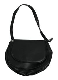 Dámská černá koženková kabelka 