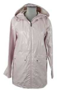 Dámska svetloružová nepromokavá jarná parka s kapucňou Noisy May
