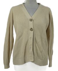 Dámský béžový propínací svetr Selected 